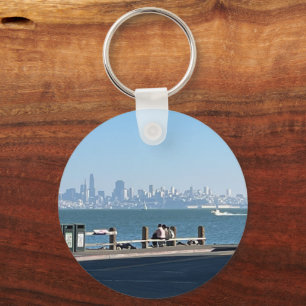 Szenen der San Francisco Bay Bridge und Stadtbild Schlüsselanhänger
