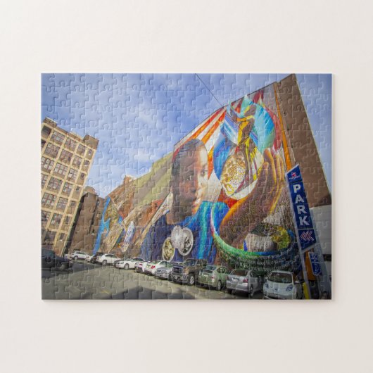 Szenen in Philadelphia Street. Jigsaw Puzzle (Horizontal)