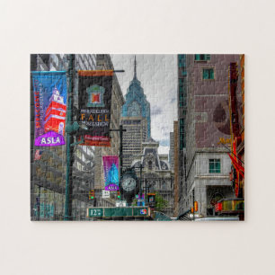 Szenen in Philadelphia Street. Puzzle