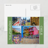 Szenen Valparaíso Postkarte (Vorne/Hinten)