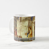 Szenen vom Leben von St Stephen Kaffeetasse (Vorderseite Links)