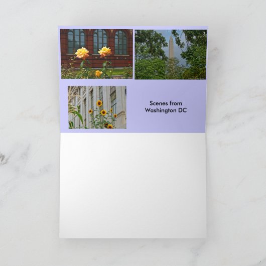 Szenen vom Washington DC Karte (Innenseite)