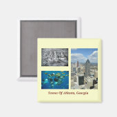 Szenen von Atlanta, Georgien Magnet (Vorderseite/Rückseite)