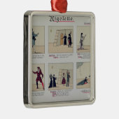 Szenen von der Oper 'Rigoletto Ornament Aus Metall (Rechts)