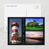 Szenen von Hilton Head Postkarte (Vorne/Hinten)