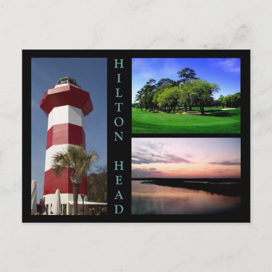 Szenen von Hilton Head Postkarte (Vorderseite)