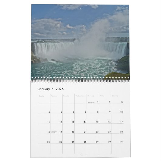 Szenen von Kalender Niagara Falls 2015 (Jan 2026)