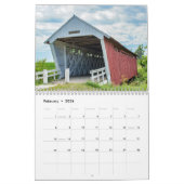 Szenen von Madison County Iowa Kalender (Feb 2026)