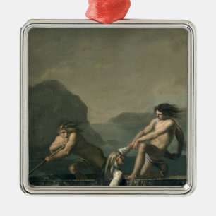 Szenen von 'Niels Klims unterirdischem Journey Silbernes Ornament