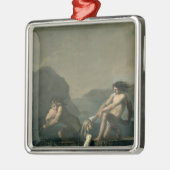 Szenen von 'Niels Klims unterirdischem Journey Silbernes Ornament (Links)