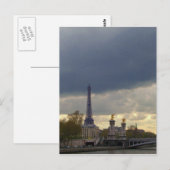Szenen von Paris Postkarte (Vorne/Hinten)