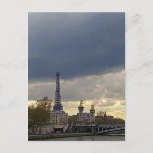 Szenen von Paris Postkarte (Vorderseite)
