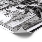 Szenen von 'Robinson Crusoe' von Daniel Defoe Poster (Ecke)