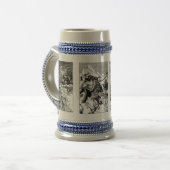 Szenen von Skandinavier-Mythologie 1 Bierglas (Vorderseite Links)