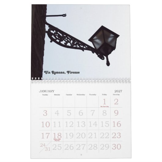 Szenen von Toskana Kalender (Jan 2027)