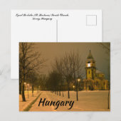 Szent Borbála Parish Church Dorog Ungarn Design Postkarte (Vorne/Hinten)