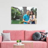 Szeto Familie 2016 24 x 16 Wrapped Canvas Leinwanddruck (Insitu (Wohnzimmer))
