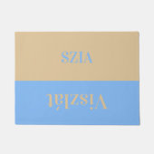 Szia - Viszlat - Grüße auf Ungarn Fußmatte (Vorderseite)