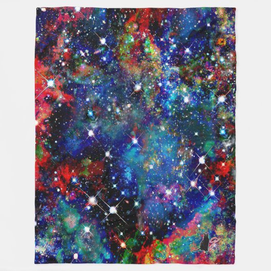 Szintillation Star Field Fleece Blanket (Vorderseite)
