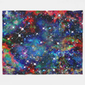 Szintillation Star Field Fleece Blanket (Vorderseite (Horizontal))