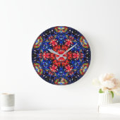 Szintillation Stellar Kaleid Große Wanduhr (Zuhause)