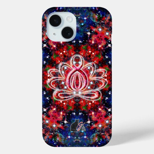 Szintillation Zen Lotus Case-Mate iPhone Hülle (Rückseite)