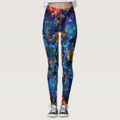 Szintillationssternfeld in allen Print-Leggings Leggings (Vorderseite)