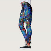 Szintillationssternfeld in allen Print-Leggings Leggings (Links)