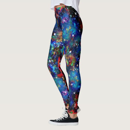 Szintillationssternfeld in allen Print-Leggings Leggings (Links)