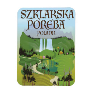 Szklarska Poreba ‎ Polnisches Reiseplakat Magnet