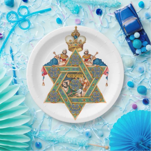 Szyk Haggadah Seder Pappteller (Party)