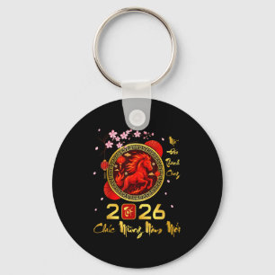 Tết 2026 Vietnamesisches Jahr Pferd Lunar Chinesis Schlüsselanhänger