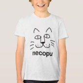 Tシャツ necopu Tri-Blend shirt (Vorderseite)