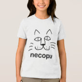 Tシャツ necopu Tri-Blend shirt (Vorderseite)