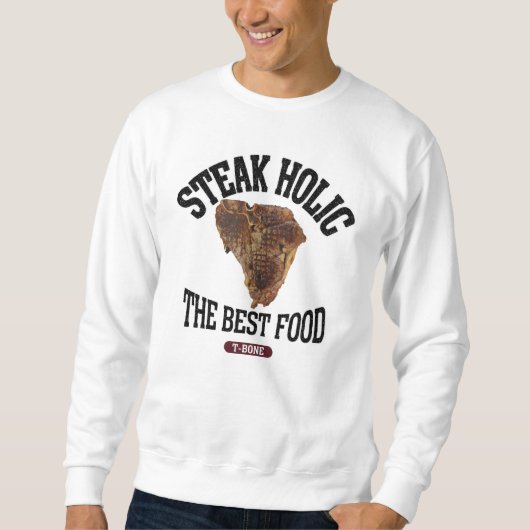 Tボーンステーキ(ビンテージ風) SWEATSHIRT (Vorderseite)