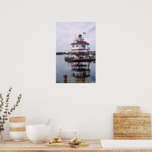 T03001, DRUM POINT LIGHTHOUSE - SOLOMONS INSEL... POSTER (Küche)