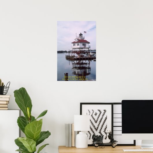 T03001, DRUM POINT LIGHTHOUSE - SOLOMONS INSEL... POSTER (Heimbüro)