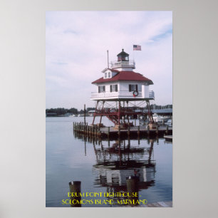 T03001, DRUM POINT LIGHTHOUSE - SOLOMONS INSEL... POSTER
