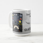 T1154 R1155 Lancaster Bomber WWII Funkrufzeichen Kaffeetasse (Vorderseite Links)