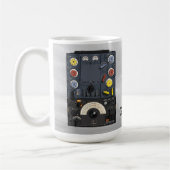 T1154 R1155 Lancaster Bomber WWII Funkrufzeichen Kaffeetasse (Links)