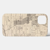 T17S R23E Tulare County Sektion Map Case-Mate iPhone Hülle (Rückseite (Horizontal))