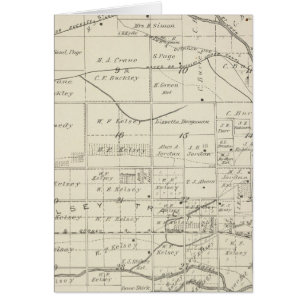 T18S R24E Tulare Landkreis Karte
