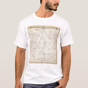 T18S R28E Tulare County Abschnitt-Karte T-Shirt