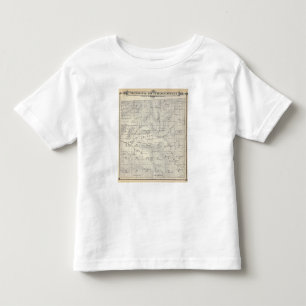 T19S R28E Tulare County Abschnitt-Karte Kleinkind T-shirt