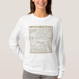 T19S R28E Tulare County Abschnitt-Karte T-Shirt