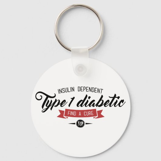 T1D Alert-Schlüsselanhänger Schlüsselanhänger (Vorderseite)