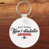 T1D Alert-Schlüsselanhänger Schlüsselanhänger (Vorderseite)