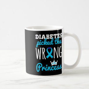 T1d Awareness Princess Girls Diabetic Diabetes Awa Kaffeetasse