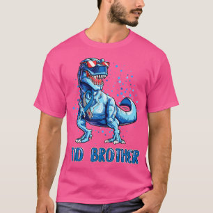 T1D Brother Shirt Typ 1 Diabetes Ribbon T Rex Din