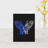 T1D Butterfly Typ 1 Diabetes-Sensibilisierungskett Karte (Gelbe Blume)